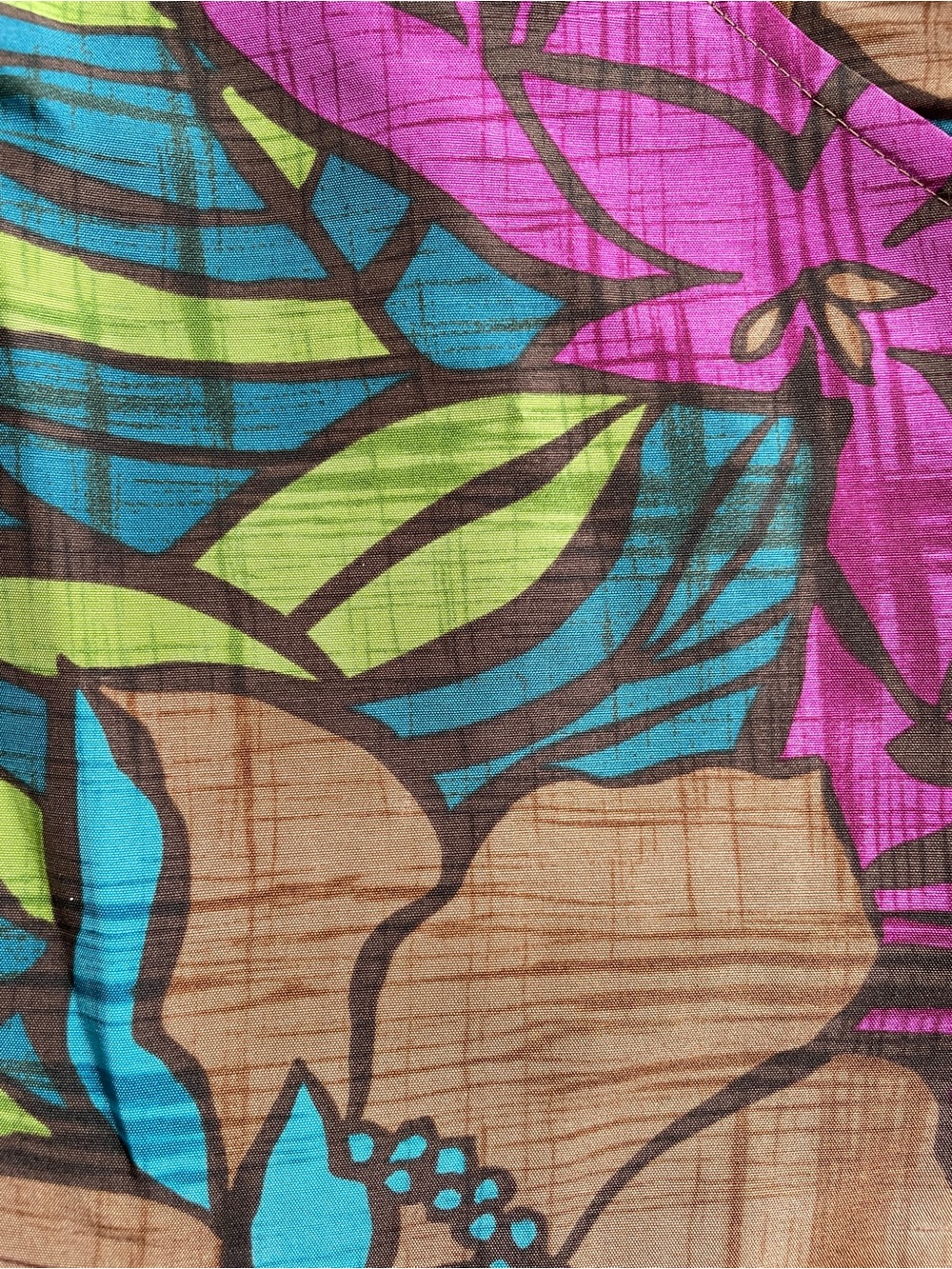 Valerie Stevens Separates Silk Floral Pink Blue Brown V-Cut Sleeveless Top - XL - Picture 4 of 10